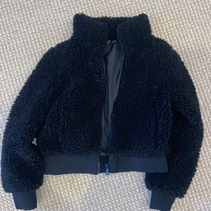 Black zara coat. Size small